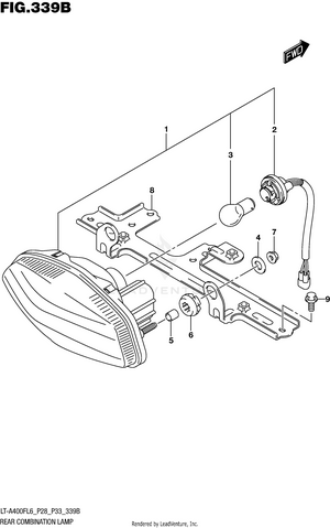 Rear Combination Lamp (lt-a400fl6 P33) Schematic
