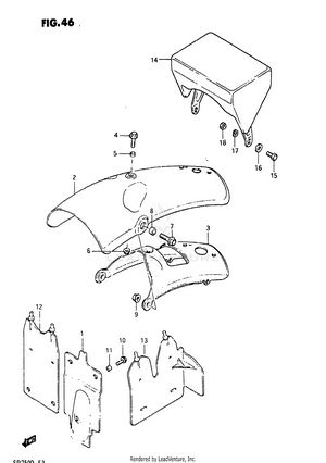 Rear Fender Schematic