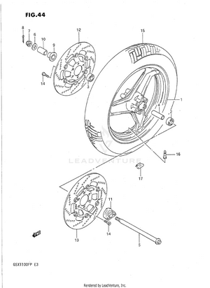 Front Wheel Schematic
