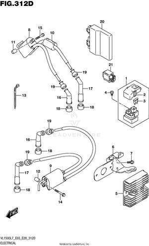 Electrical (vl1500btl7 E28) Schematic