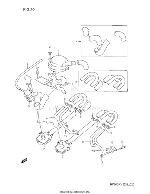 Second Air (california Only) Schematic