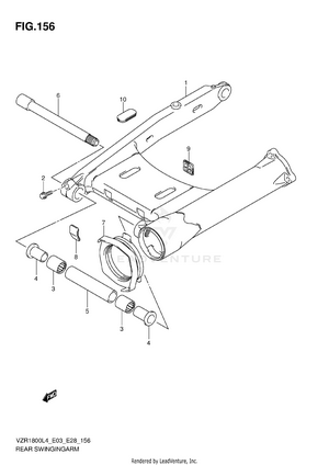 Rear Swingingarm Schematic