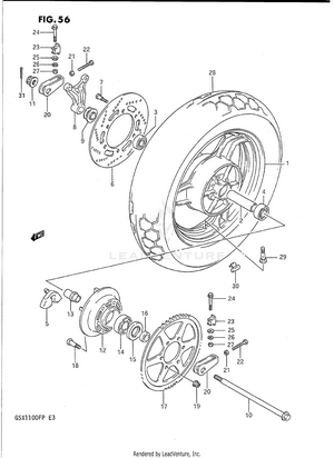 Rear Wheel Schematic