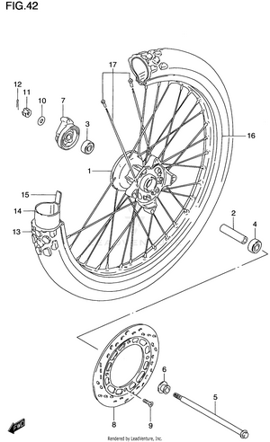 Front Wheel Schematic