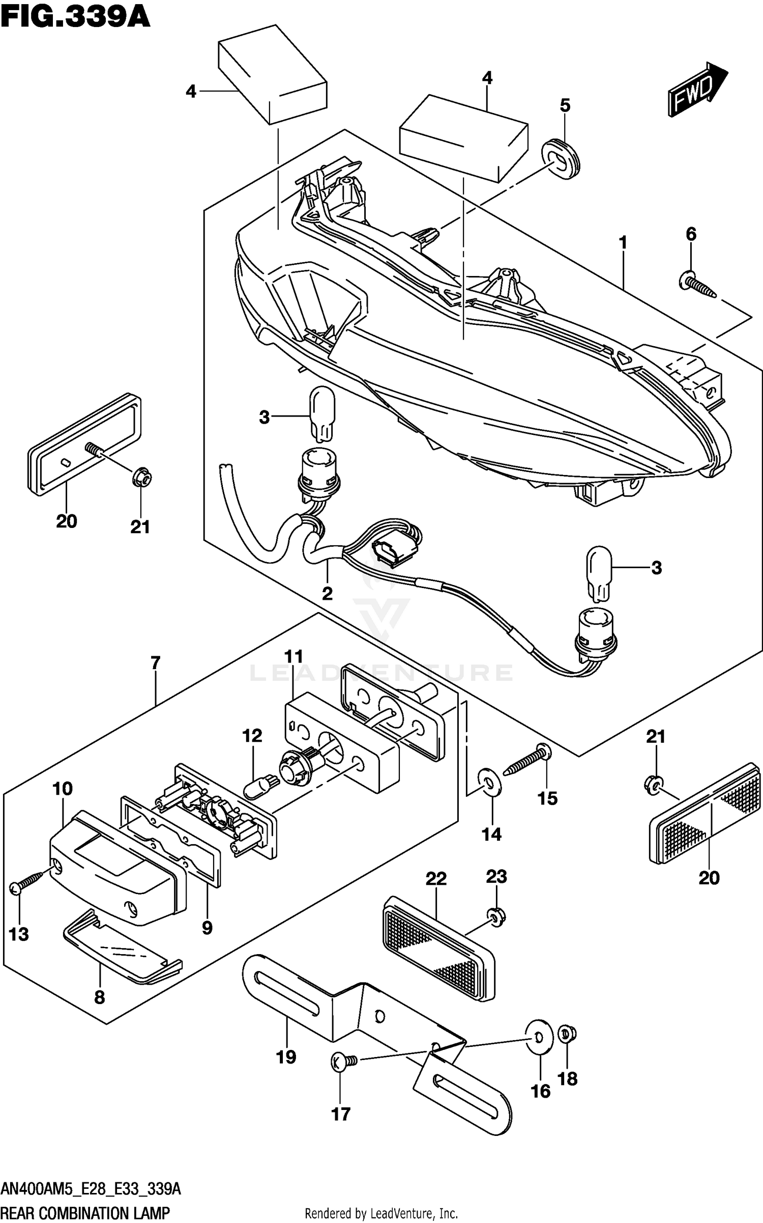 REAR COMBINATION LAMP