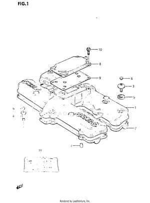 Cylinder Head Cover Schematic