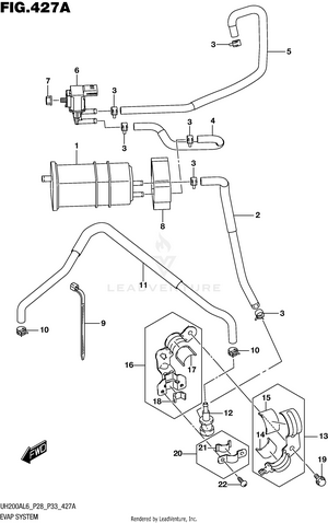Evap System (uh200al6 P33) Schematic