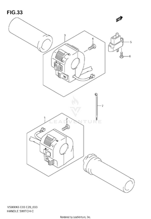 Handle Switch Schematic