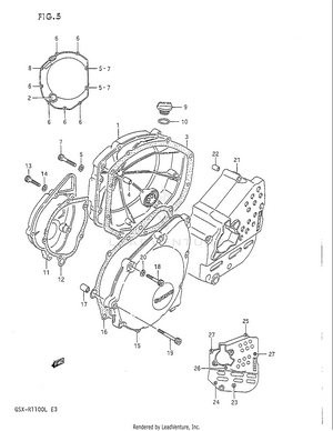 Crankcase Cover Schematic
