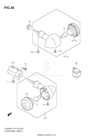 Turn Signal Lamp Schematic