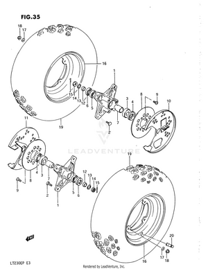 Front Wheel Schematic