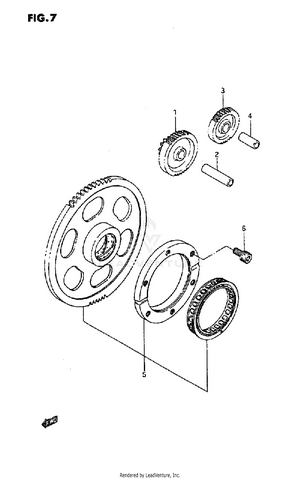 Starter Clutch Schematic