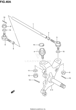 Steering Knuckle (model K4) Schematic