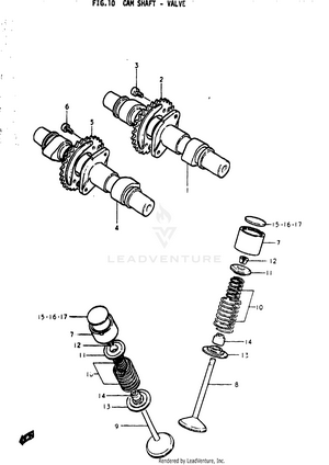 Cam Shaft - Valve Schematic