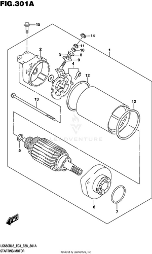 Starting Motor Schematic