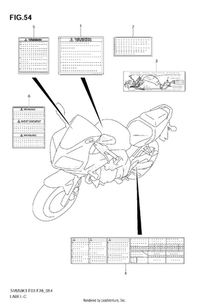 Label (model K3/k4/k5/k6) Schematic