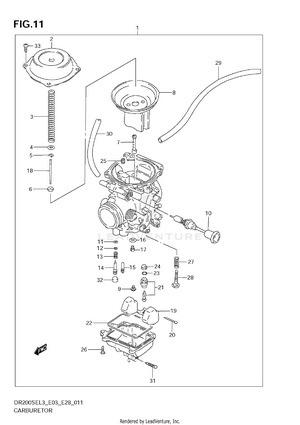 Carburetor (dr200sel3 E28) Schematic