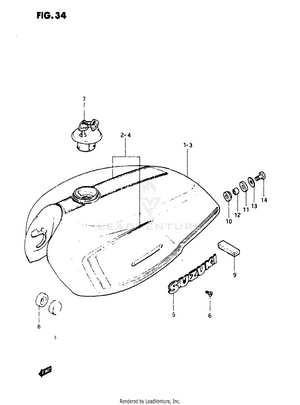 Fuel Tank (model Z) Schematic
