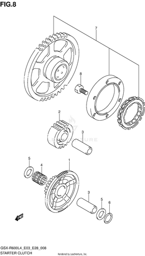 Starter Clutch Schematic