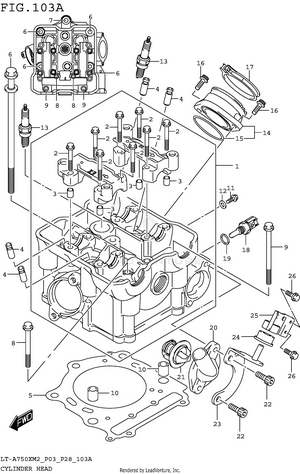 Cylinder Head Schematic