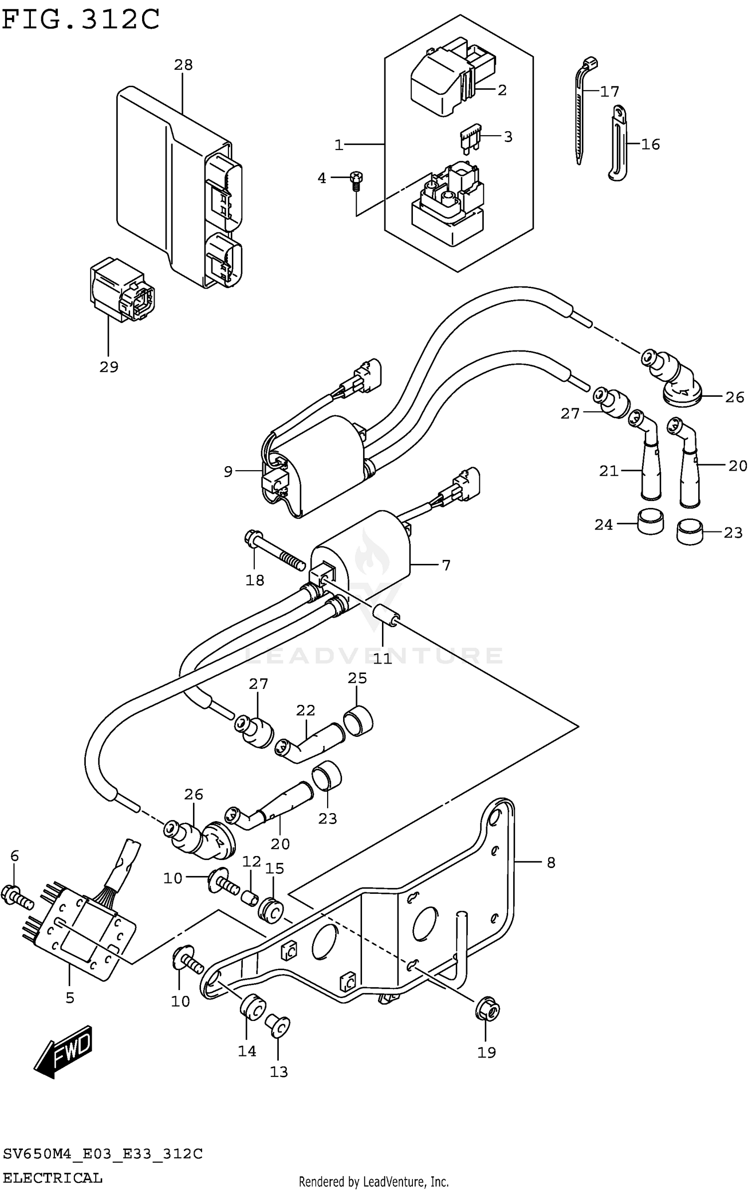 ELECTRICAL (SV650AM4 E28)
