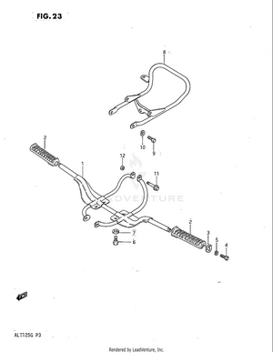 Footrest Schematic
