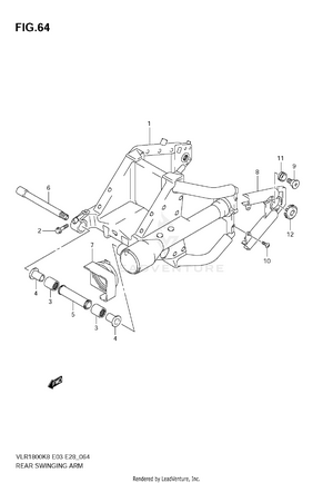 Rear Swinging Arm Schematic
