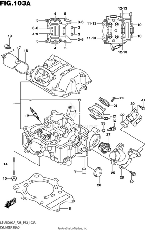 Cylinder Head Schematic
