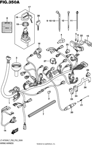 Wiring Harness (lt-a750xl7 P28) Schematic