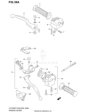 Handle Lever (model K2) Schematic