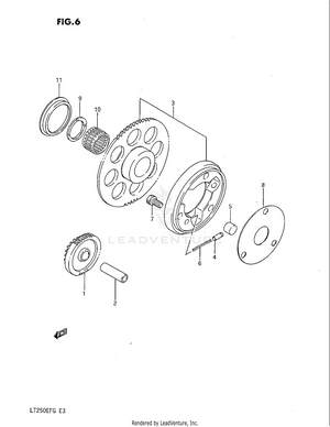 Starter Clutch Schematic