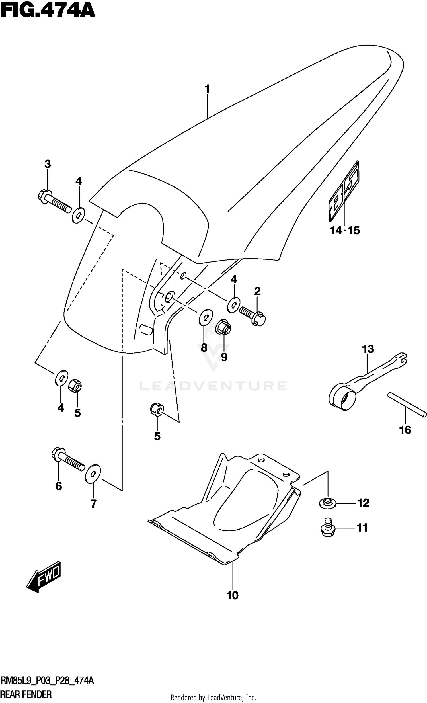 REAR FENDER