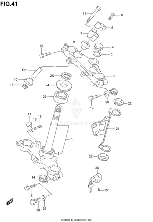 Steering Stem Schematic