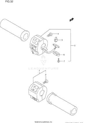 Handle Switch (model N/p/r) Schematic