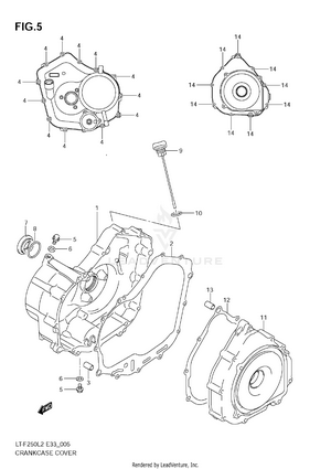 Crankcase Cover Schematic