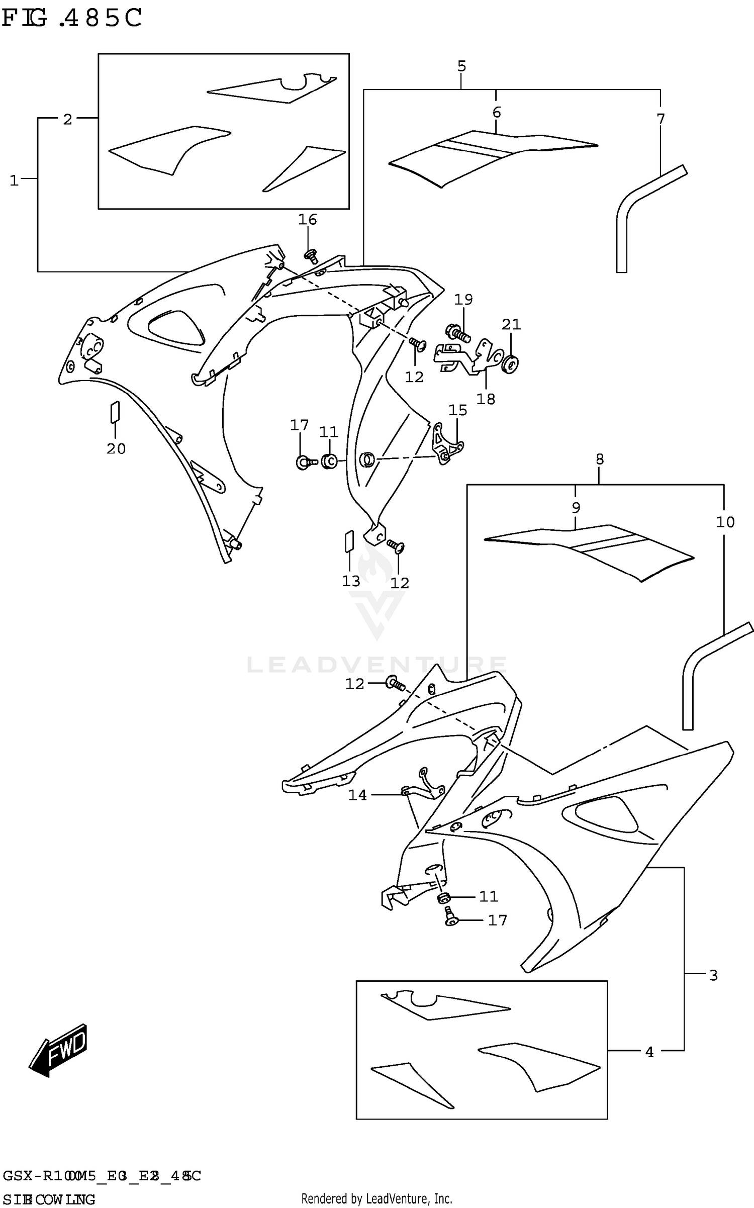 SIDE COWLING (GSX-R1000RZA)