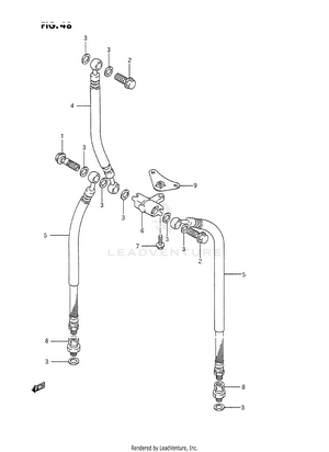 Front Brake Hose Schematic