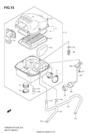 Air Cleaner (model K3/k4/k5/k6) Schematic