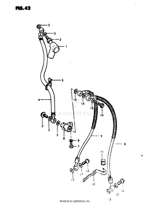 Front Brake Hose Schematic
