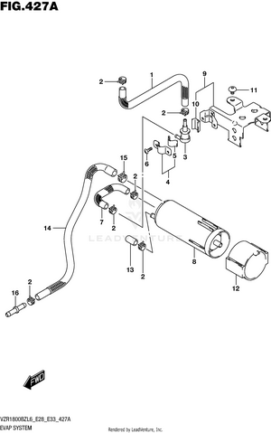 Evap System (vzr1800bzl6 E33) Schematic