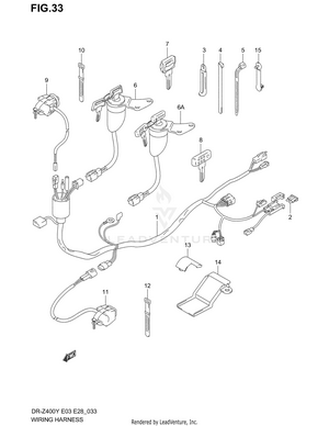 Wiring Harness (dr-z400ey/ek1/ek2/ek3/ek4) Schematic