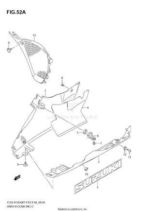Under Cowling (model K8) Schematic