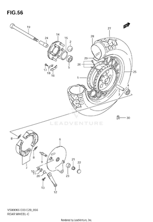 Rear Wheel Schematic