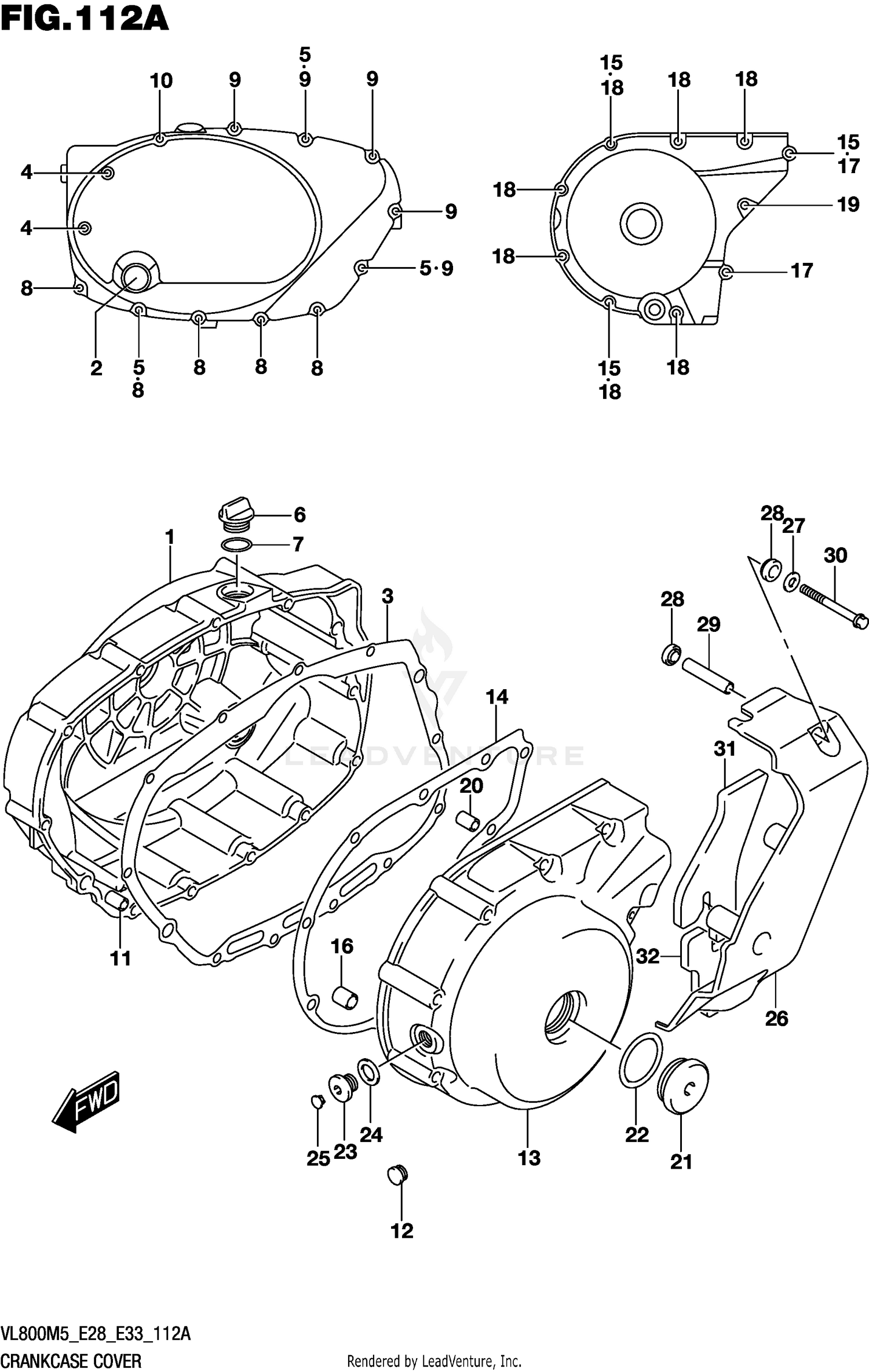 CRANKCASE COVER