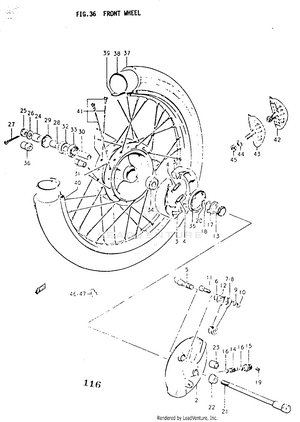 Front Wheel Schematic
