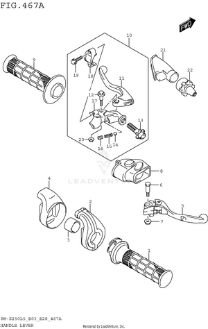 Handle Lever Schematic