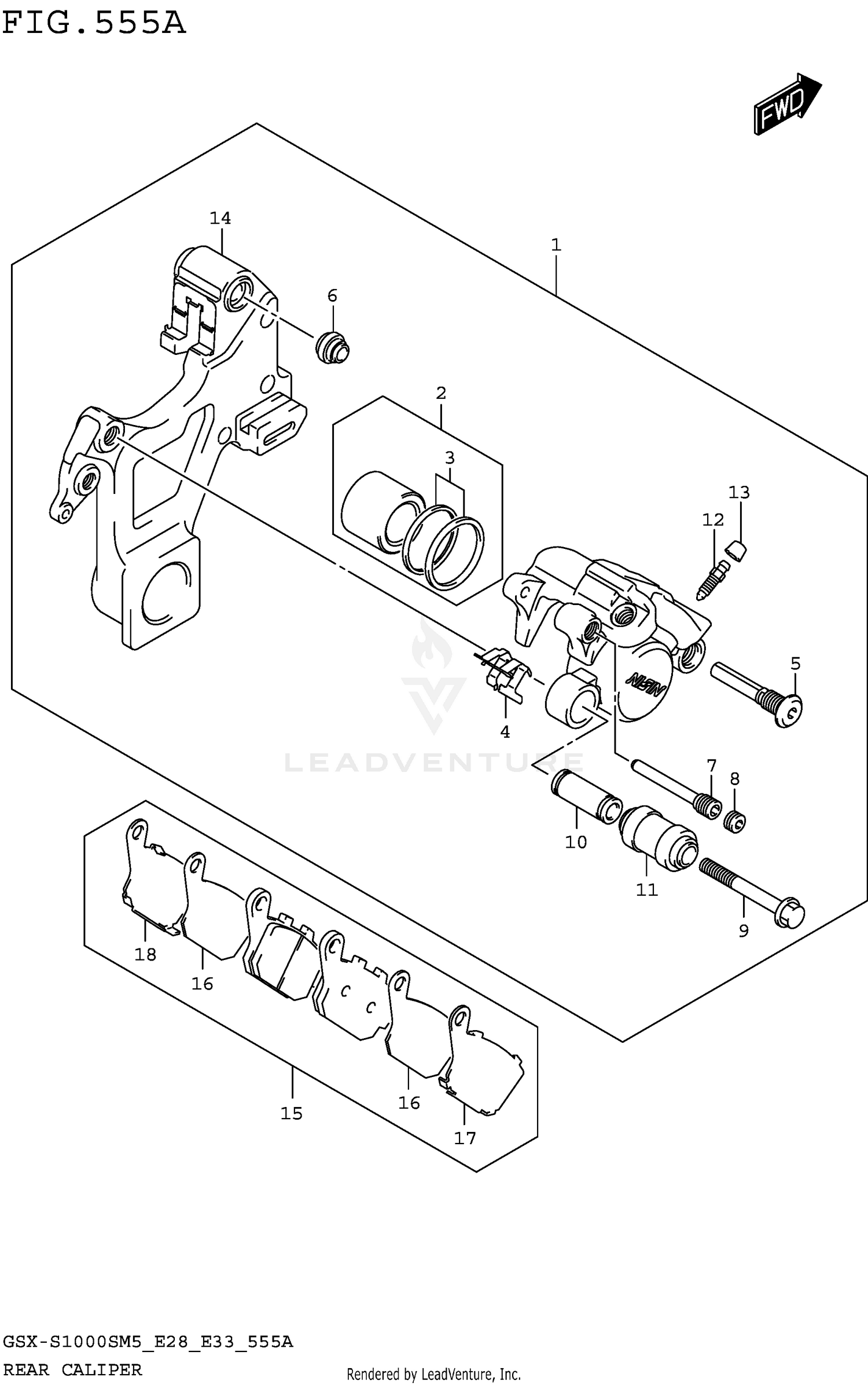 REAR CALIPER