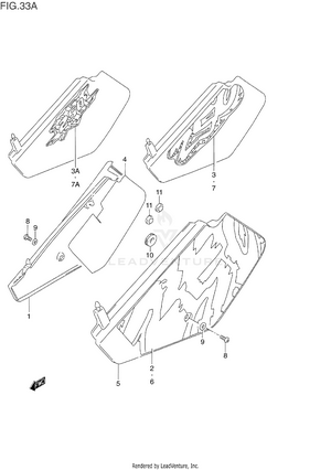 Frame Cover (model N/p/r) Schematic