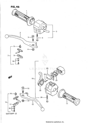 Handle Switch (model J) Schematic