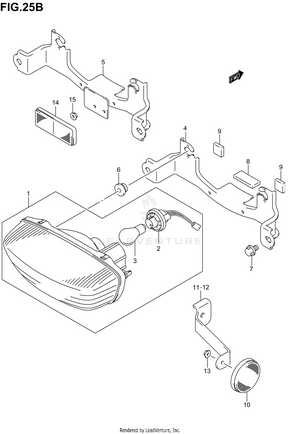 Rear Combination (model K5/k6) Schematic